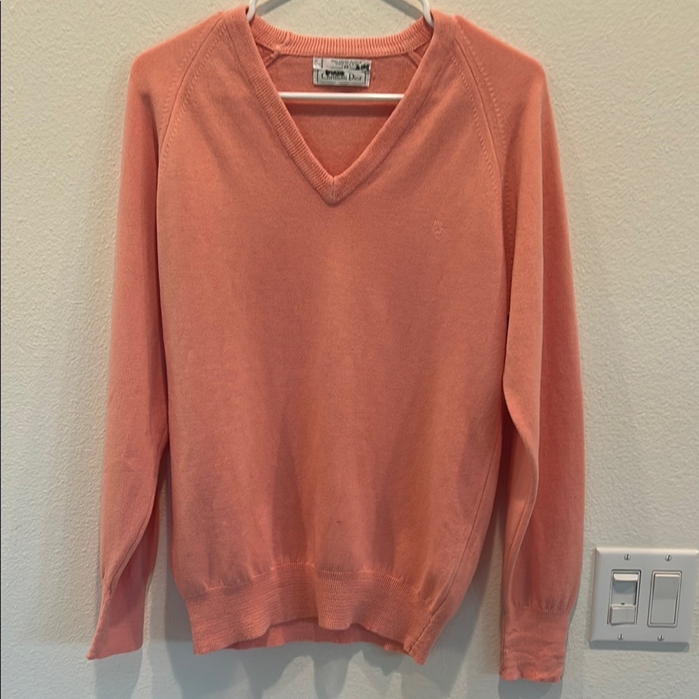 Christian Dior Pink/peach sweater